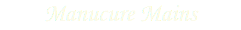 Manucure Mains